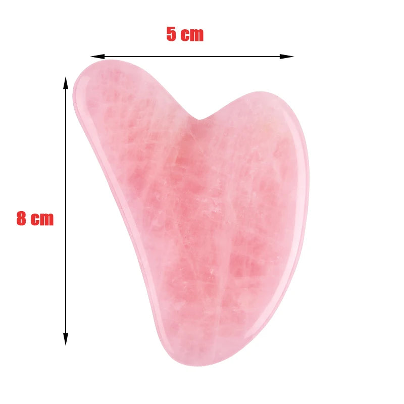Gua Sha Jade Naturel-Soin  Sculptant Visage