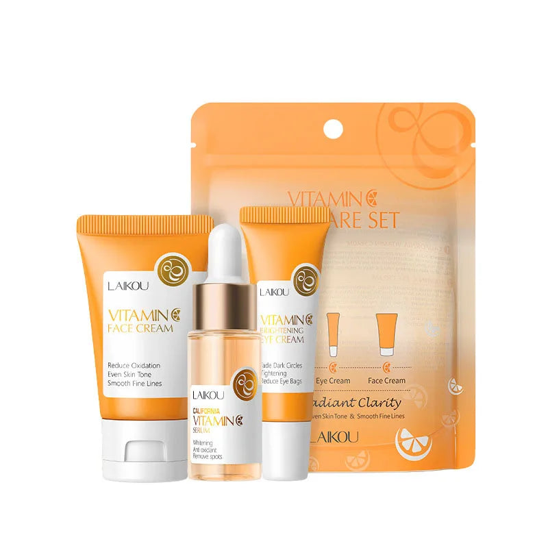 Rituel Éclat Vitamine C 24K | Coffret Soin 3 Pièces | TAMORA