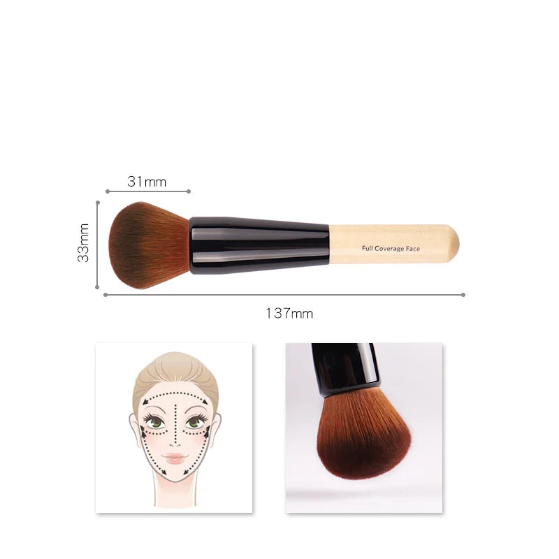 Pinceau Maquillage Champagne | TAMORA