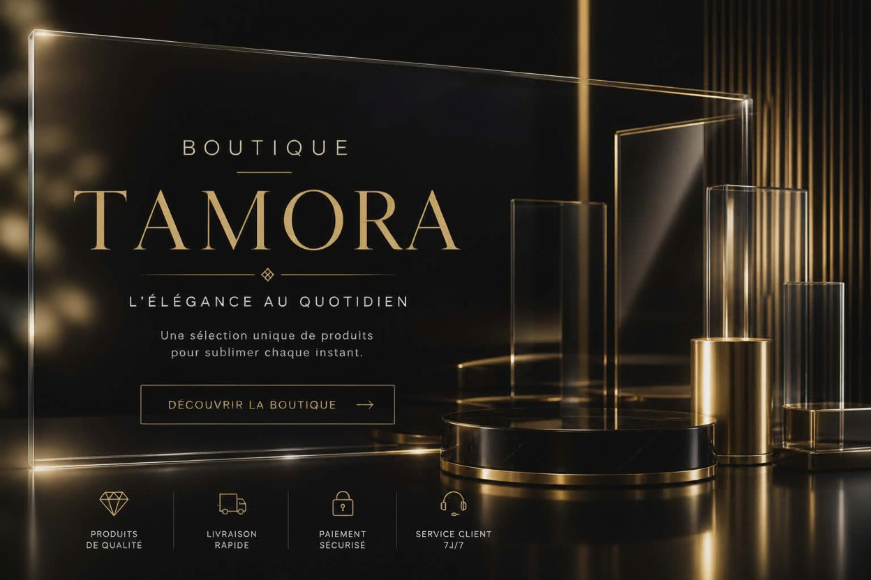 Bannière Boutique Tamora